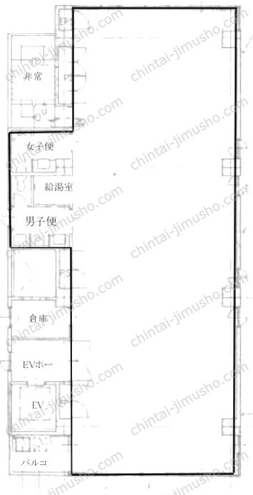 芝浦新本ビルの間取図