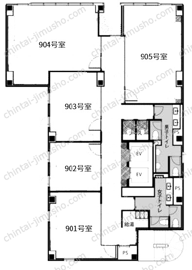 MARK SQUARE 御徒町の間取図