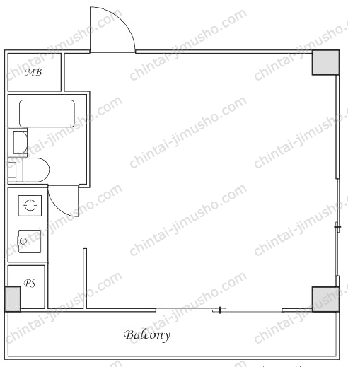 トーア岩本町マンションの間取図