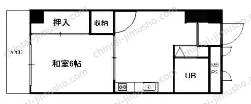 皆川ビルの間取図