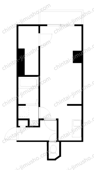 千駄ヶ谷フラワーマンションの間取図