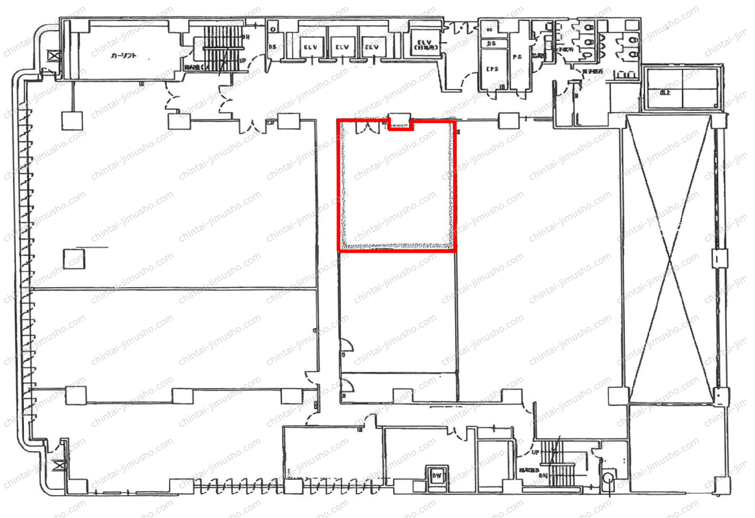 日本教育会館の間取図