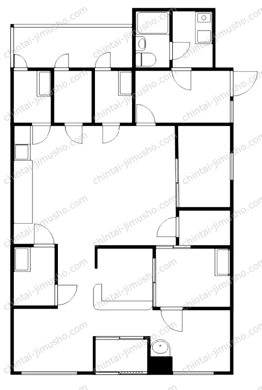 辻諏訪通りビルの間取図