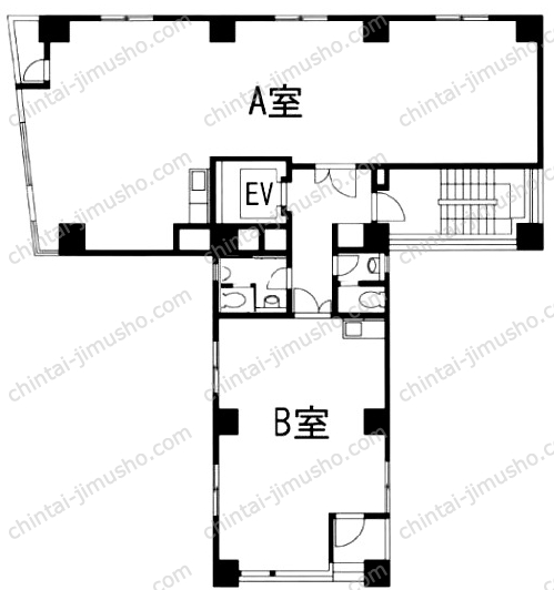 サンデンビルの間取図