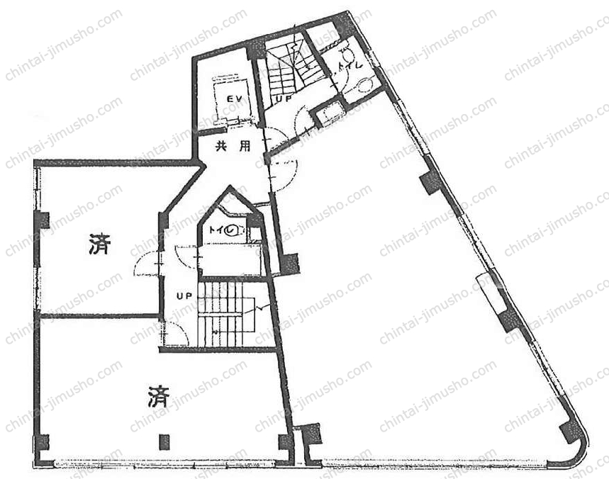 竹橋ビルの間取図