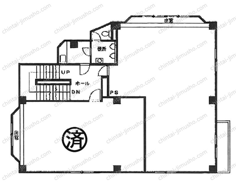 鹿島屋ビルの間取図