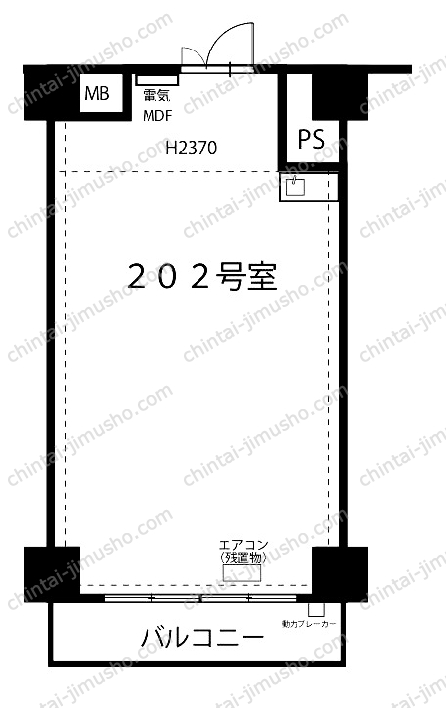 渋谷藤和コープの間取図