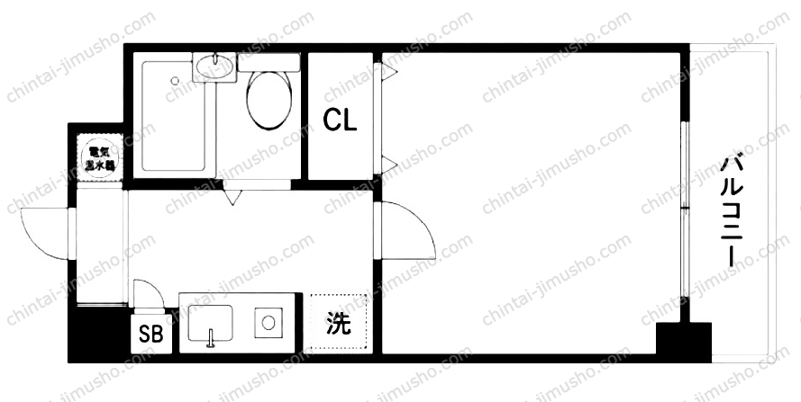 ビクセル新宿の間取図