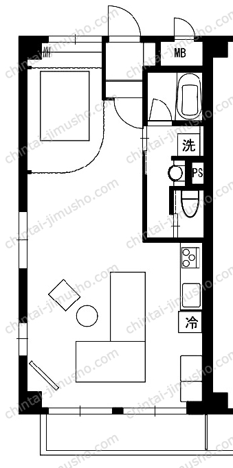 ヴェラハイツ恵比寿東の間取図