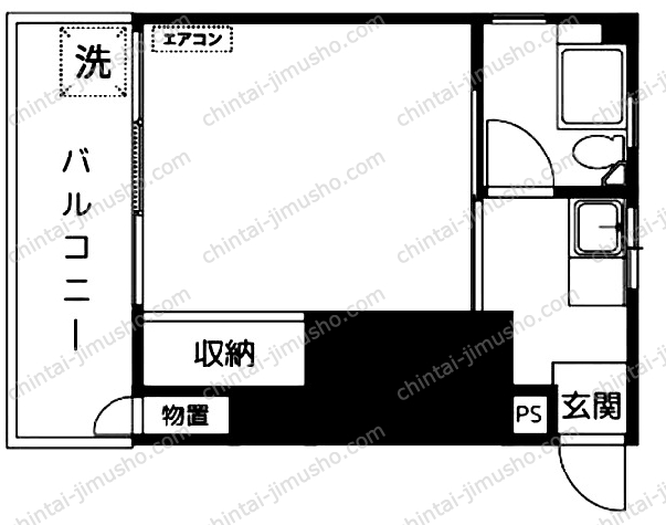 マンションうぐいすの間取図