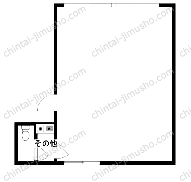 岡田印刷ビルの間取図