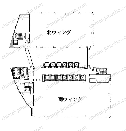 中野坂上サンブライトツインの間取図
