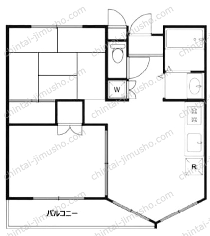 ヴィラ大泉の間取図