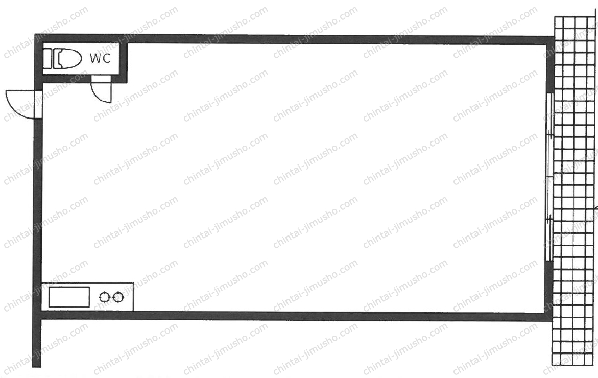信用第2ビルの間取図