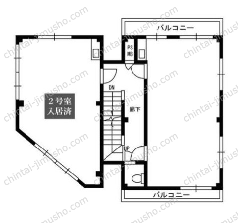 飯田ビルの間取図