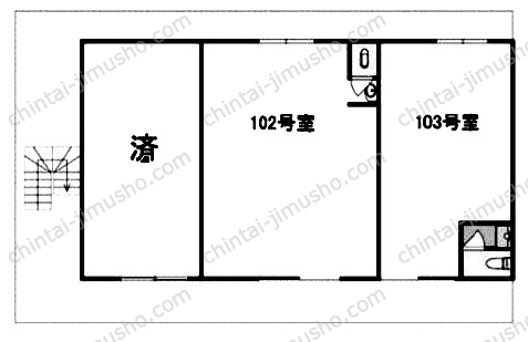 星野ビルの間取図