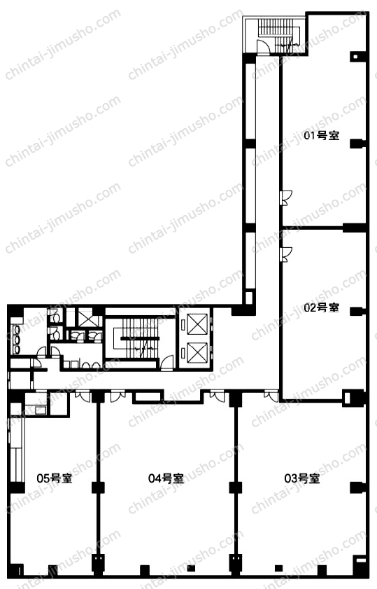 新横浜アーバンスクエアの間取図