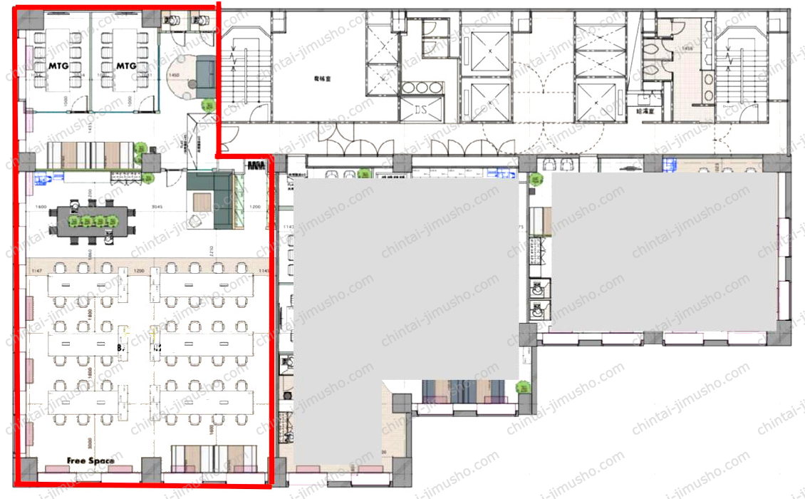 フロンティアグラン西新宿の間取図