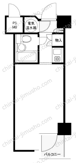 池袋シティハイツの間取図