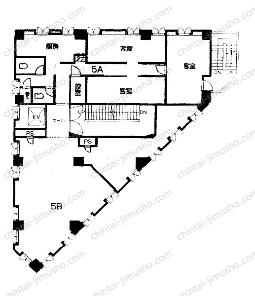 フタバソシアルビルの間取図