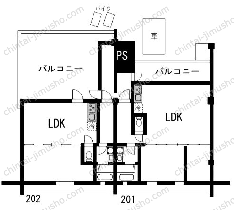 SHiFTビルの間取図