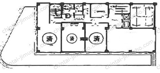 川越駅前ビルの間取図