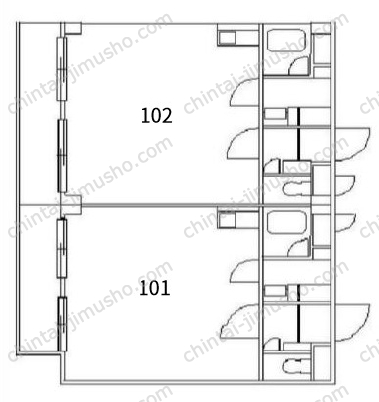 フジタマンションの間取図