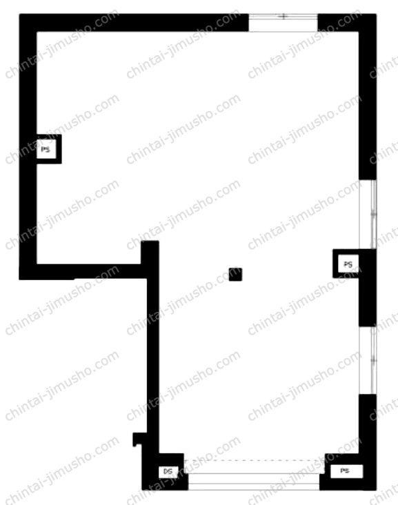 （仮称）北沢2丁目貸店舗の間取図