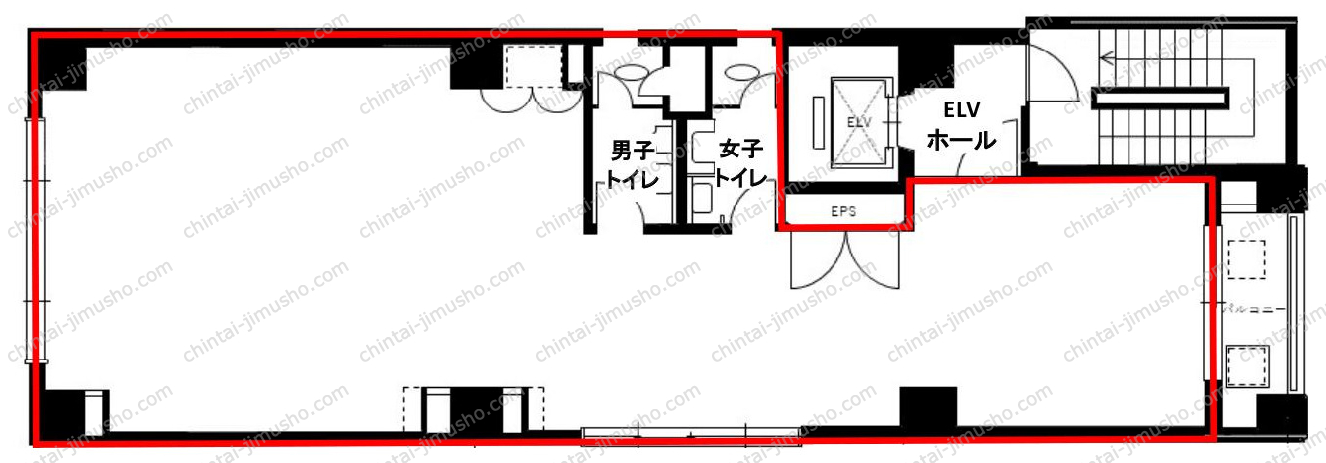 芝シムラビルの間取図