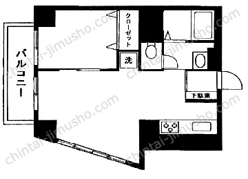 恒陽マンションの間取図