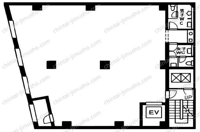スギタビルの間取図