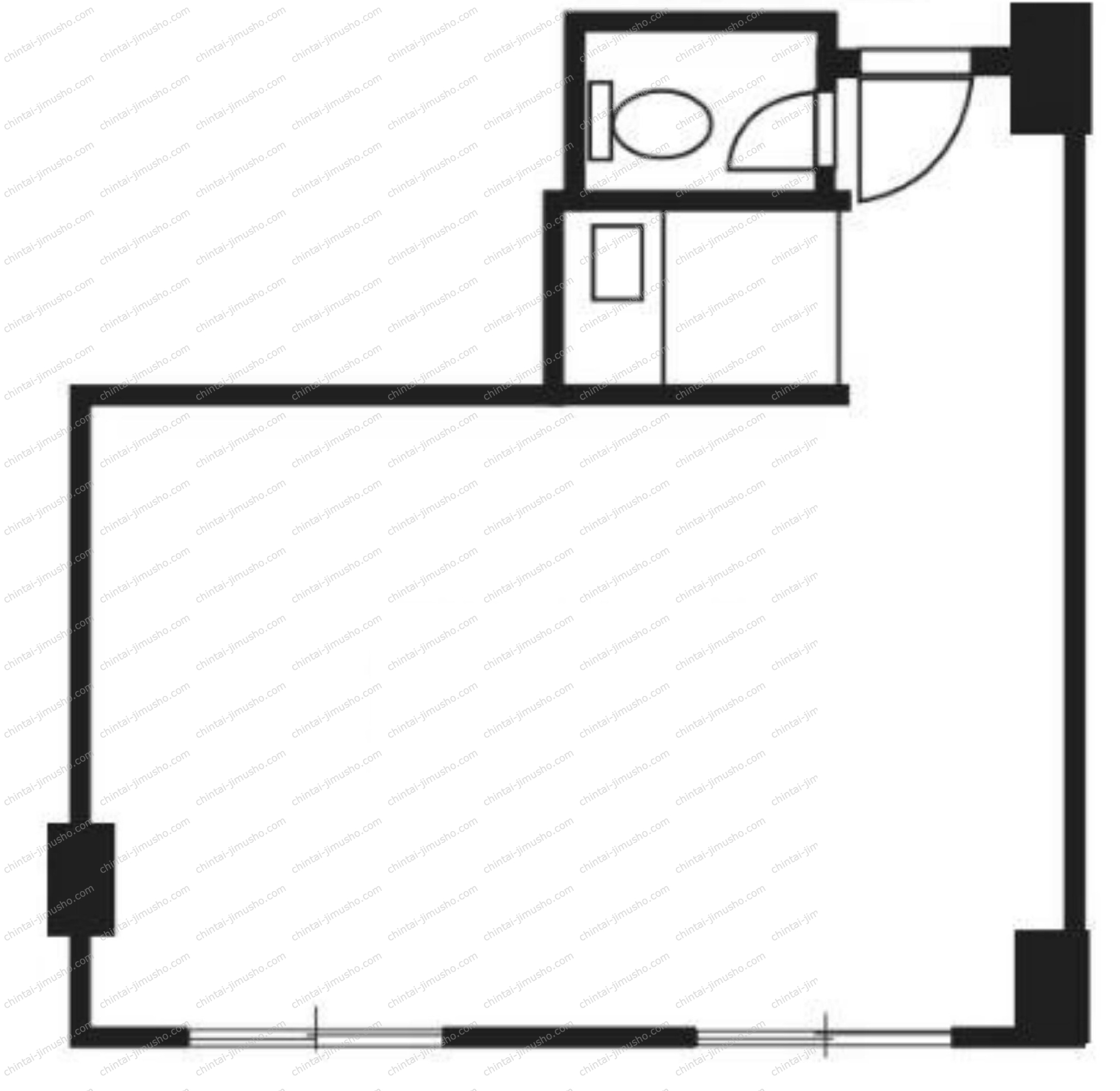 新宿Qフラットビルの間取図