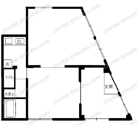 北川ビルの間取図