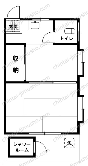 杉本ビルの間取図