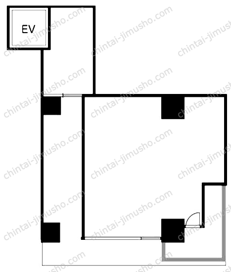 元浅草3丁目店舗の間取図