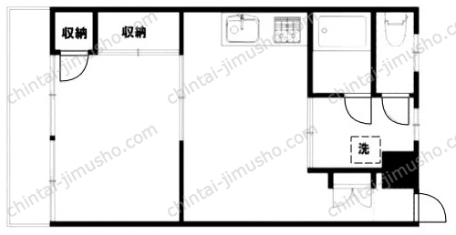 西大久保イレブンの間取図