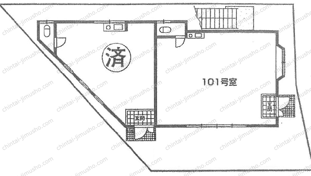 コーポ青木第1の間取図