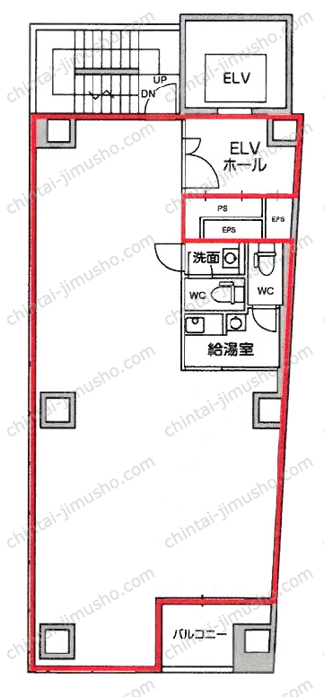 麹町トーセイビルの間取図