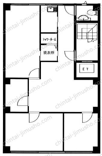 サンフラット飯倉ビルの間取図