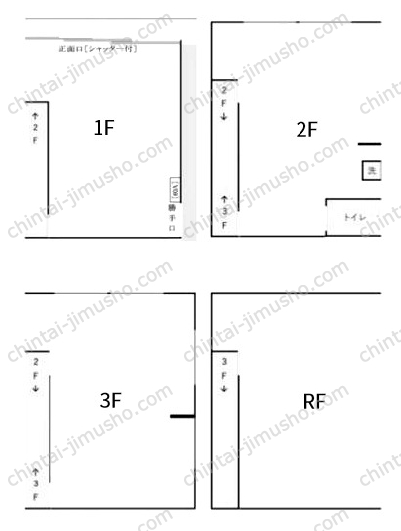 十条島村ビルの間取図