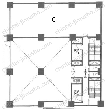 シーオービルの間取図