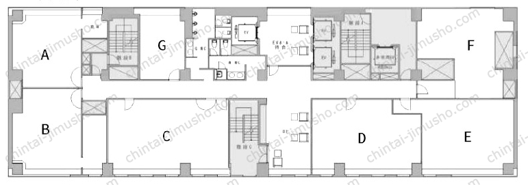 新宿ワシントンホテルアネックスの間取図
