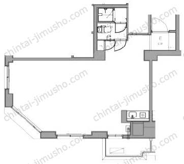 高輪マンションの間取図