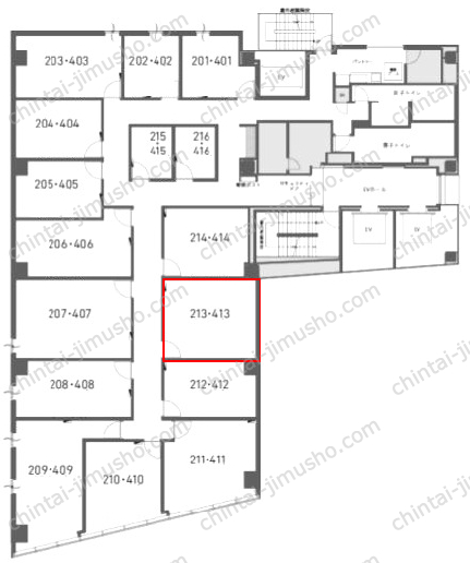H1O麹町の間取図