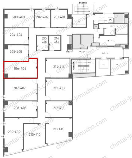 H1O麹町の間取図