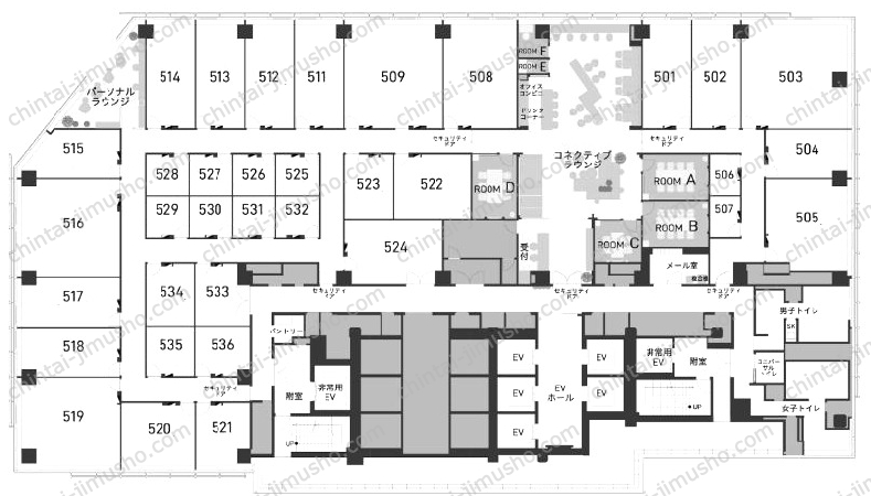 H1O虎ノ門の間取図
