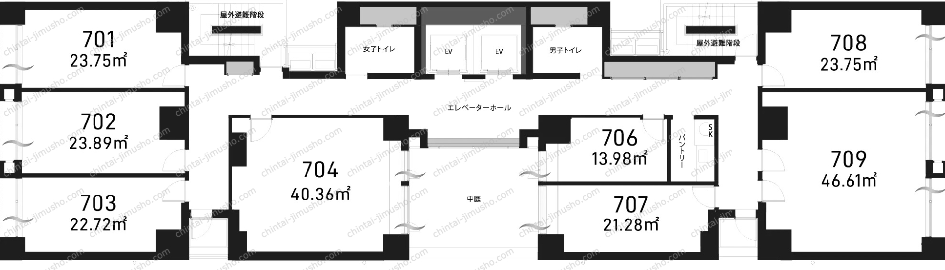 H1O日本橋小舟町の間取図