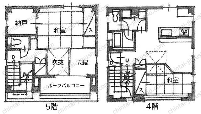 AKビルの間取図