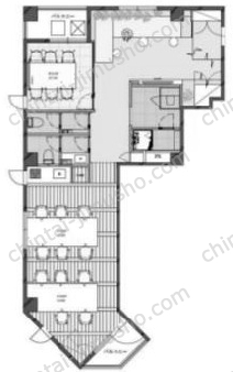 I.W.Place Aobadaiの間取図