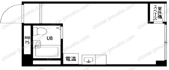ハイツ横浜の間取図